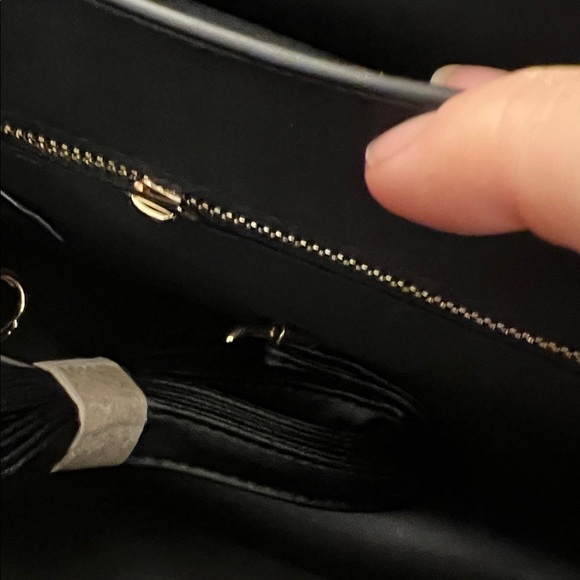 Valentino Orlandi Black Quilted Satchel w/ Crossbody NWT - Picture 7 of 10